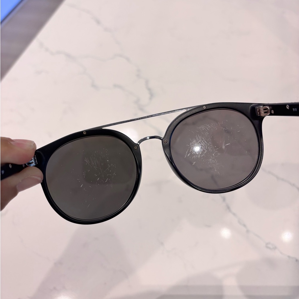 Burberry Black Round Sunglasses - Picture 6 of 14